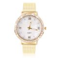 -***LADIES **FINE DETAILED CLASSY  ROMAN NUMERALS CRYSTAL ENCRUSTED  WATCH !!