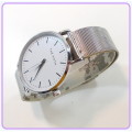 --  2017 -   Quality Ladies/Men Ultra Thin Silver Casual Quartz Watch_ stainless steel Mesh strap