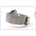 --  2017 -  Luxury Casual Silver men/ladies quartz-watch stainless steel Mesh strap