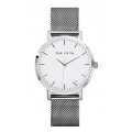 --  2017 -  Luxury Casual Silver men/ladies quartz-watch stainless steel Mesh strap