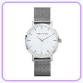 --  2017 -   Quality Ladies/Men Ultra Thin Silver Casual Quartz Watch_ stainless steel Mesh strap