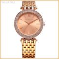 From UK** Magnifisant*Rose Gold Taylor Cole Lady Georgeos Steel Band Bracelet Luxury Watch*