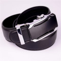 ** Men **Silver & Black Buckle** leather collection  automatic Buckle  Fashion Waist Belt   *
