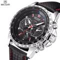 FREE SHIPPING* Megir Brand~M1010~*Analog* Dial Leather Strap Military Watches ~2 OPTIONS