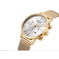 Megir 2011L  - Ladies Lovely Chronograph Watch * 6 HANDS* GOLD