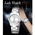 Megir 5006L  -Quality Ladies Solid Sturdy Analog Watch * Silver
