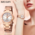 Megir 5006L  -Quality Ladies Solid Analog Watch *Rose Gold *