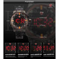 * $99.99 *SHARK*BIG HEAVY* -Luxury Men Digital LED Date Day Quartz Military Sport Wrist Watch