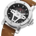 *$89* GREENLAND SHARK** - Men Chronograph 6 Hands Quartz Wrist Watch~ Real Musculine & Big**