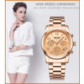 Megir 2057L  -Quality Ladies Solid Sturdy Chronograph Watch * Rose Gold~ 6 Hands-FREE SHIPPING