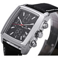 * Megir Brand Top Watch(2028)* Genuine  Leather Men Quartz Wristwatch CHRONOGRAPH*6 Hands*