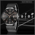 ** CLASSIC ~ Modern Trendy * BIG DIAL* LIGE 9903- All Steel *BOX,BOOK & PAPERS