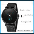 *LIGE 9915 Slimline Simple Watch Men Quartz Clock with Quality!* Will not Fade or Rust