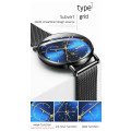 OLEVS  5880 -*UNISEX* MilanTop Brand Luxury Waterproof Ultra Thin Steel Blue/Black Watch
