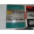 Very rare grand prix 1950¿s to 1960¿s hard cover with dust jackets books weighs 4kg postage R70