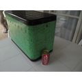 Rare original 1950's metal cooler box no handle size 520mm wide weighs 10kg postage R160