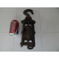 Stunning old large 2 wheel pulley see condition weighs 5kg size 360mm long postage is R80