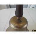 brass bell size is 210mm high including handel postnet postage is R120
