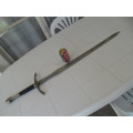 Stunning decorated heavy 1090mm long metal blade sword collection only by buyer