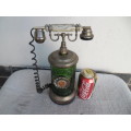 Vintage telephone musical decanter working 290mm high