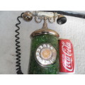 Vintage telephone musical decanter working 290mm high