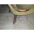 Old regency/Victorian style chair on casters need totally restoration bad condition collection only