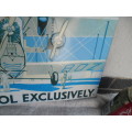 Original embossed Shell petrol exclusively imperial airways use metal sign postnet postage R120