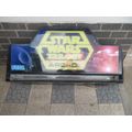 Large Star Wars plastic & metal sign off a arcade machine 1070mm wide weighs 18kg collection only