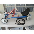 very rare vintage Tri-ang metal pedal car 100cm long collection only no Bobshop R30 shipping