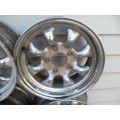 4 - 14` Cyclone wheels 5 holes 119mm PCD stamped 6J - 14 collection only in Vereeniging Gauteng