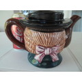 stunning old lady tea pot