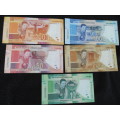 COMPLETE SET OF L KGANYAGO ALL SA R200 TO R10