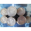 Total of 61 Siver R1 coins - 1965 to 1969 R1 read below