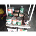 Very large 143cm Castrol metal stand and 25 metal cans Collection only no Bobshop shipping