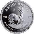 Premium Uncirculated Silver 1 Oz Krugerrand 2017 in Capsule and COA
