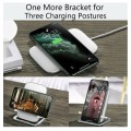 BASEUS 15W QI FAST CHARGING WIRELESS CHARGER STAND BLACK | INSTOCK