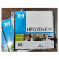 HP DVD+RW 4X 4.7GB/120 MIN REWRITABLE BLANK DISC 3PK