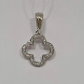 Mothers day- S925 Sterling Silver Open Clover Leaf Pendant in gift box