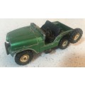 Jeep CJ-5 Corgi Toys #441 `Played With` Condition about 1:40 Scale 10cm Green Lose