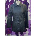 Ladies Genuine Leather Black Jacket by Woolworths
