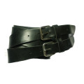 Vintage leather waist belt