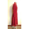 Vintage Tartan Dress by Babette - Size M