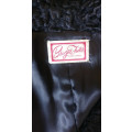 Vintage Black Karakul Jacket by Breger Furs - Size 12