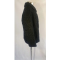 Vintage Black Karakul Jacket by Breger Furs - Size 12