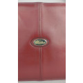 Vintage Genuine Leather Burgundy Handbag by Christins