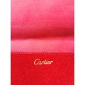 Cartier Red Felt Pouches