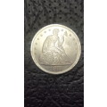 IRON NICKEL TOKEN OF A 1873 UNITED STATES OF AMERICA - ONE DOLLAR
