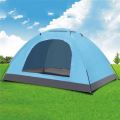 Outdoor 6 Persons Tent Anti - UV Silver Plastic Coating Field Camping Beach Tents