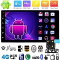 7" Double 2Din Touch Android 8.1 Quad-Core Car Radio  + Camera