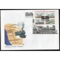 1995 8 March Namibia Centenary of Railway Services in Namibia - Mini Sheet FDC S5